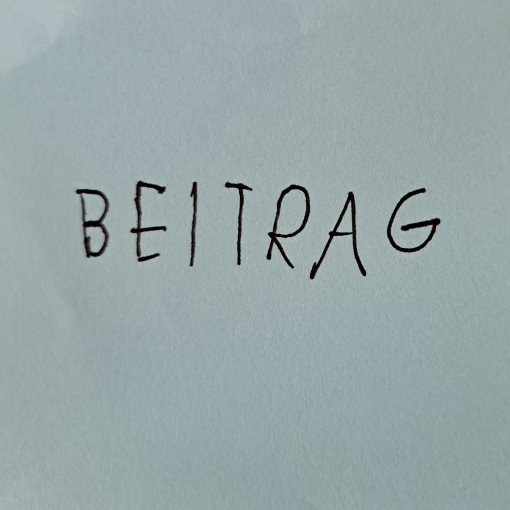 geschrieben 'Beitrag'